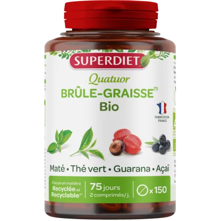 Super Quatuor Brûle-graisse Bio 150 gélules - Univers Pharmacie