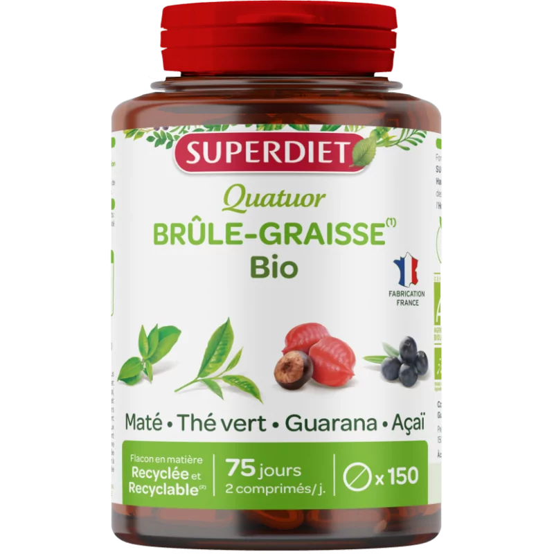 Super Quatuor Brûle-graisse Bio 150 gélules - Univers Pharmacie