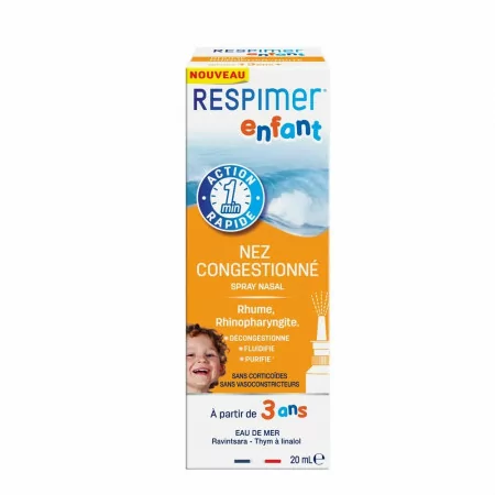 Respimer Enfant Nez Congestionné Spray Nasal 20ml - Univers Pharmacie