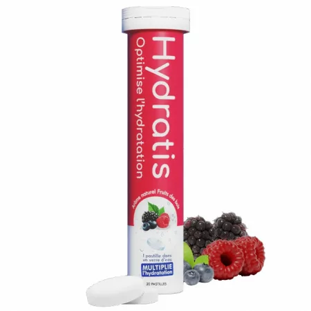 Hydratis Arôme Naturel Fruits des Bois 20 pastilles