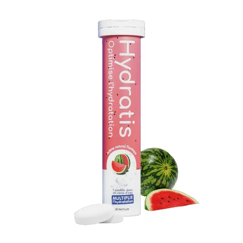 Hydratis Arôme Naturel Pastèque 20 pastilles - Univers Pharmacie