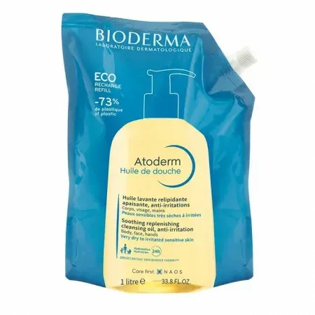 Bioderma Atoderm Huile de Douche Ecorecharge 1L - Univers Pharmacie