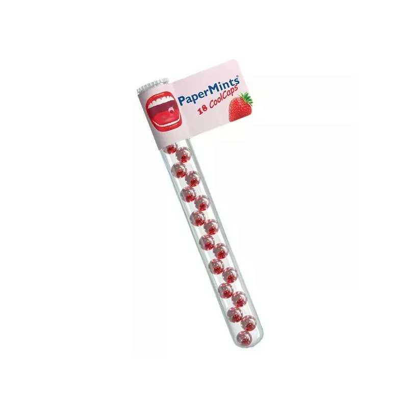 PaperMints Fraise 18 Cool Caps - Univers Pharmacie PaperMints Fraise 18 Cool Caps - Univers Pharmacie