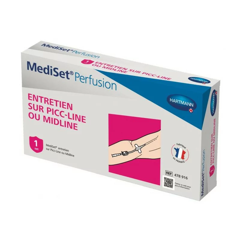 Mediset Perfusion Entretien sur Picc-Line ou Midline 1 set - Univers Pharmacie