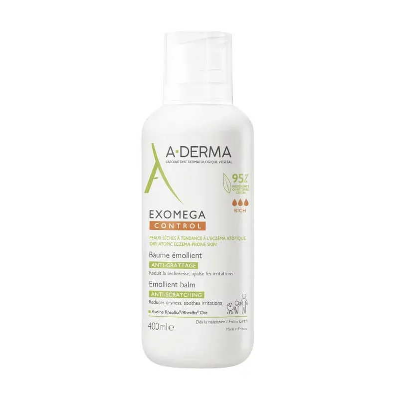 ADerma Exomega Control Baume Émollient 400ml - Univers Pharmacie