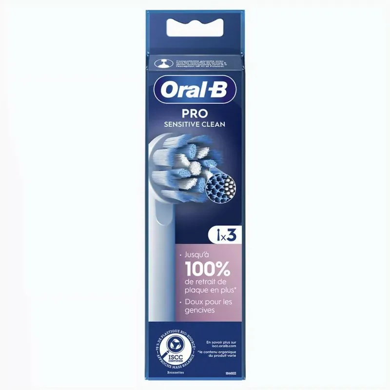 Oral-B Pro Sensitive Clean Brossettes X3 - Univers Pharmacie Oral-B Pro Sensitive Clean Brossettes X3 - Univers Pharmacie