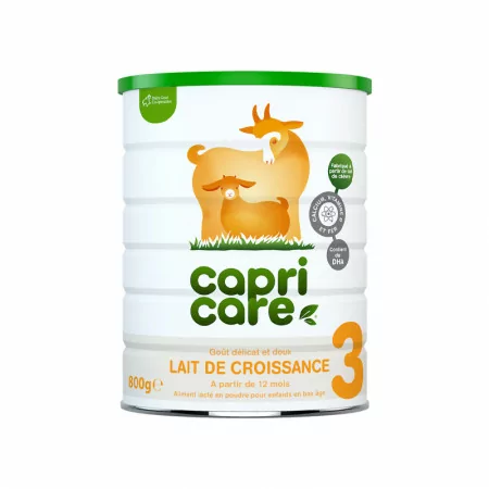 Capricare Lait de Croissance de Chèvre 3 800g - Univers Pharmacie