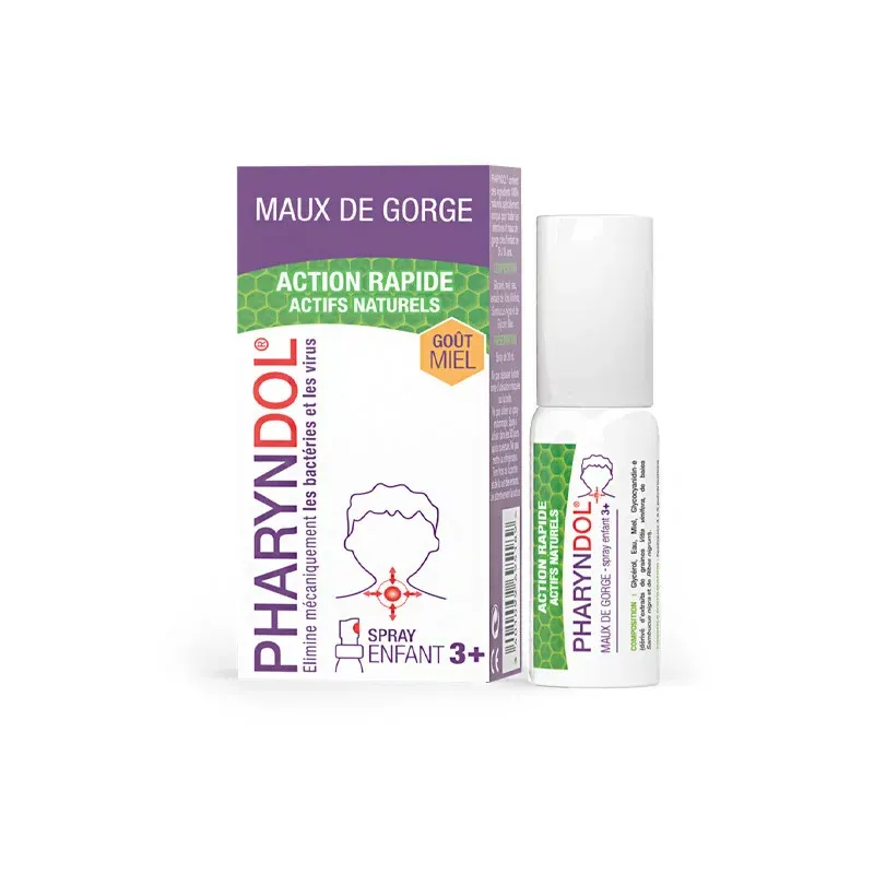 Pharyndol Enfant Maux de gorge Spray 20ml