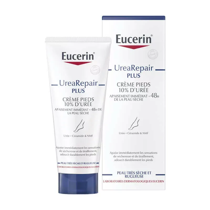 Eucerin Uréarepair Plus Crème Pieds 10% d'Urée 100ml - Univers Pharmacie