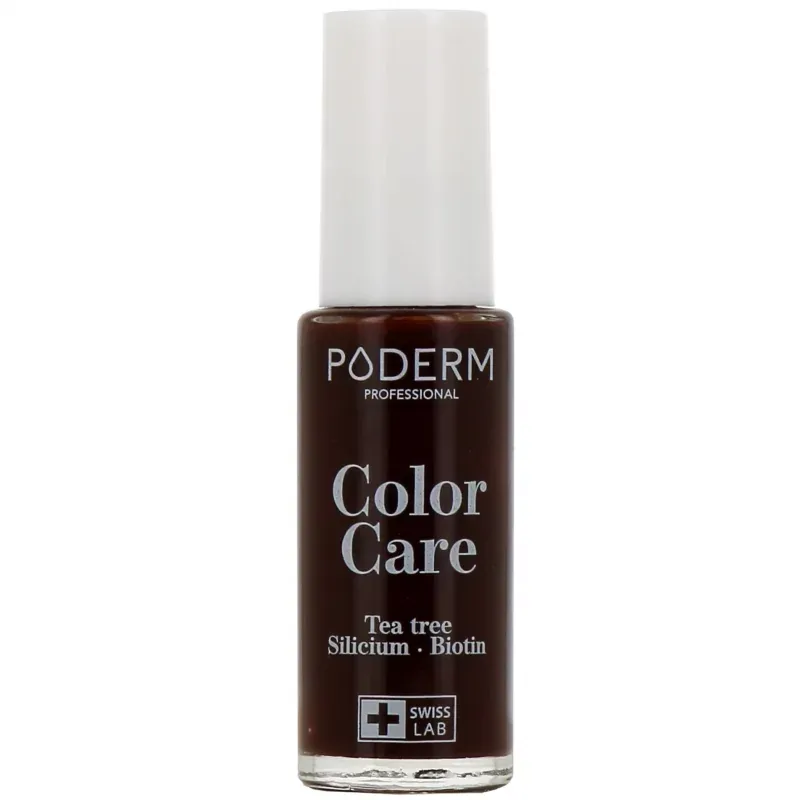 Poderm Color Care Vernis à Ongles Tea Tree Brun 8ml - Univers Pharmacie
