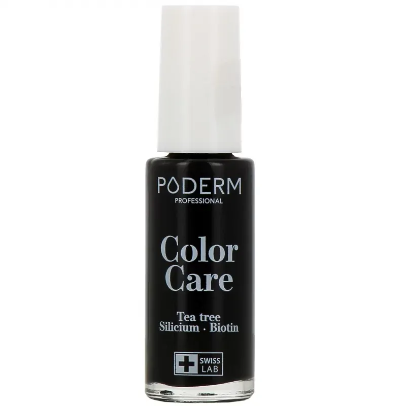 Poderm Color Care Vernis à Ongles Tea Tree Noir 8ml - Univers Pharmacie