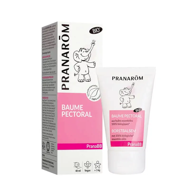 Pranarôm PranaBB Baume Pectoral Bio 40ml - Univers Pharmacie Pranarôm PranaBB Baume Pectoral Bio 40ml - Univers Pharmacie