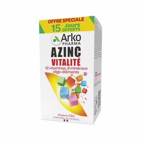 Arkopharma Azinc Vitalité 150 gélules - Univers Pharmacie