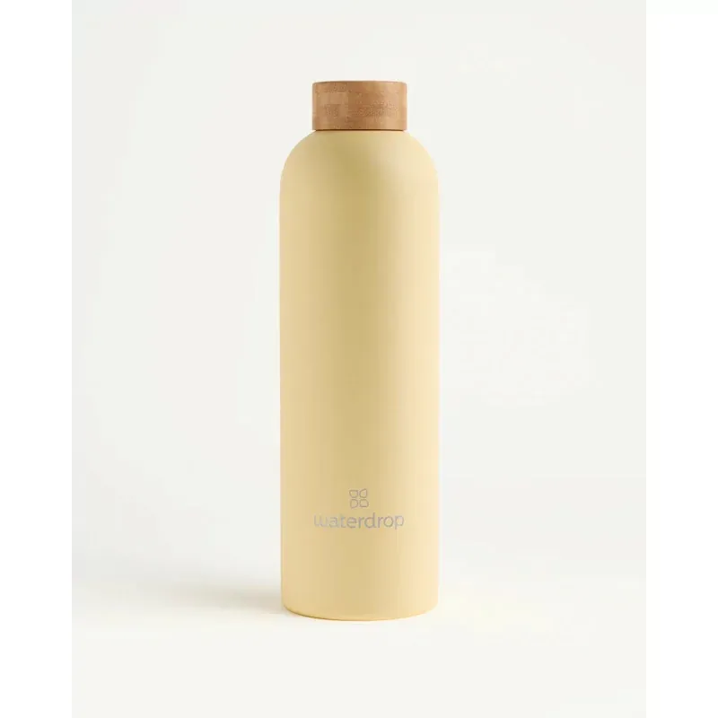 Waterdrop Bouteille Inox Jaune Pastel 600ml - Univers Pharmacie