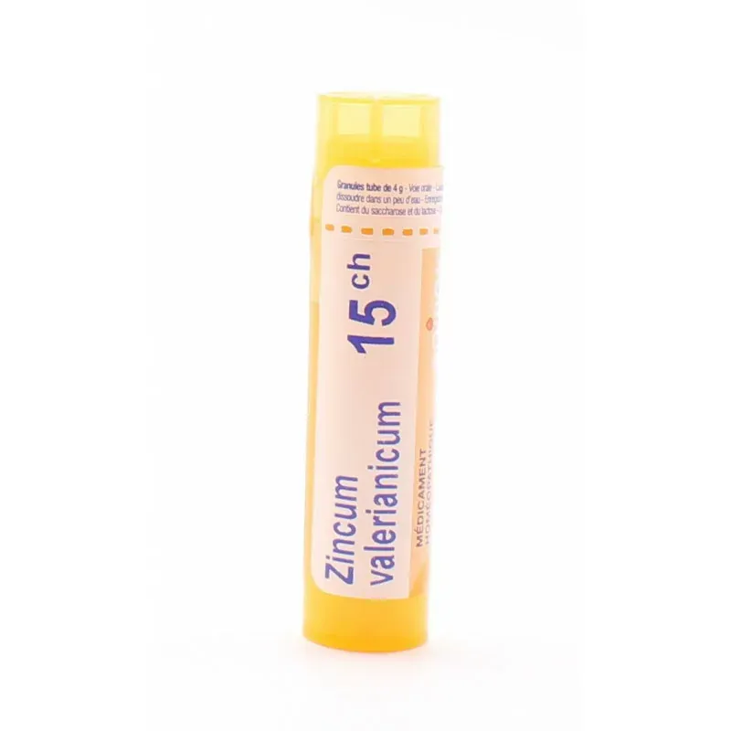 Boiron Zincum Valerianicum 15ch tube granules - Univers Pharmacie