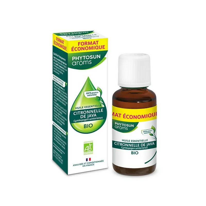 Phytosunarom Huile Essentielle Citronnelle de Java 30ml - Univers Pharmacie