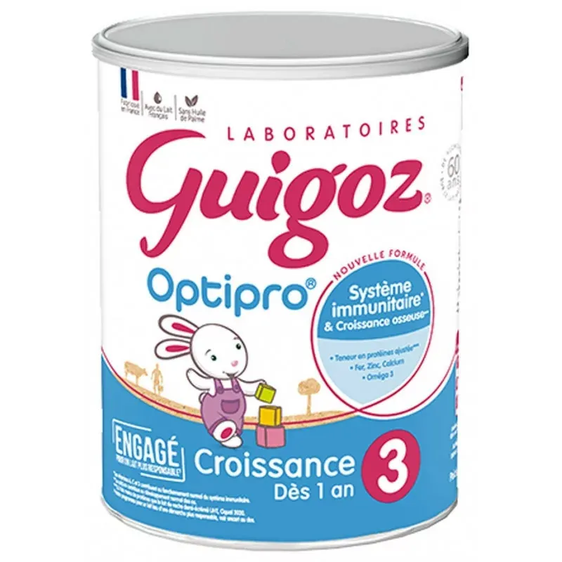 Guigoz Optipro Croissance 3 800g - Univers Pharmacie