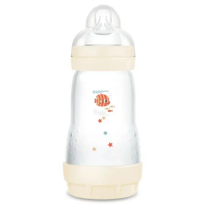 Mam Easy Start Biberon Anti-colique 2+mois Coton 260ml - Univers Pharmacie
