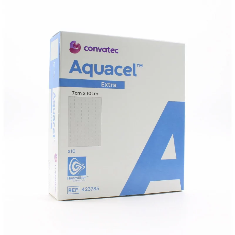 Aquacel Extra Pansement Hydrofiber 7X10cm X10 - Univers Pharmacie