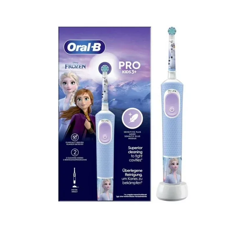 Oral-B Pro Kids 3+ Brosse à Dents Électrique Reine des Neiges - Univers Pharmacie Oral-B Pro Kids 3+ Brosse à Dents Électrique Reine des Neiges - Univers Pharmacie