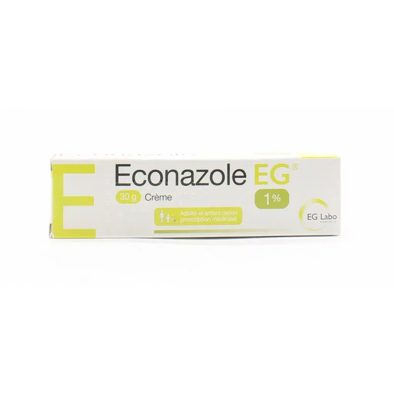 Econazole EG 1% Crème 30g - Univers Pharmacie