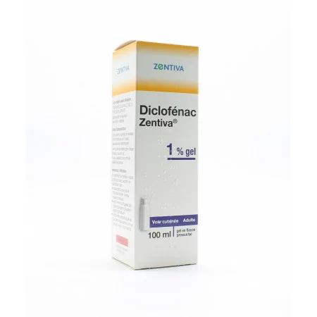 Diclofénac Zentiva 1% Gel 100ml - Univers Pharmacie