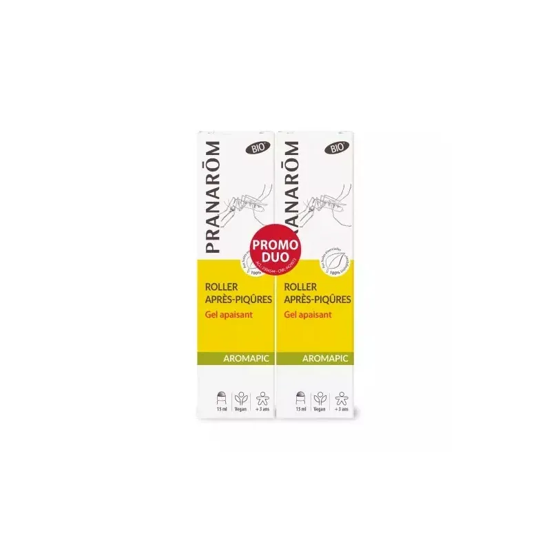 Pranarôm Aromapic Roller Après-piqûres 2X15ml - Univers Pharmacie
