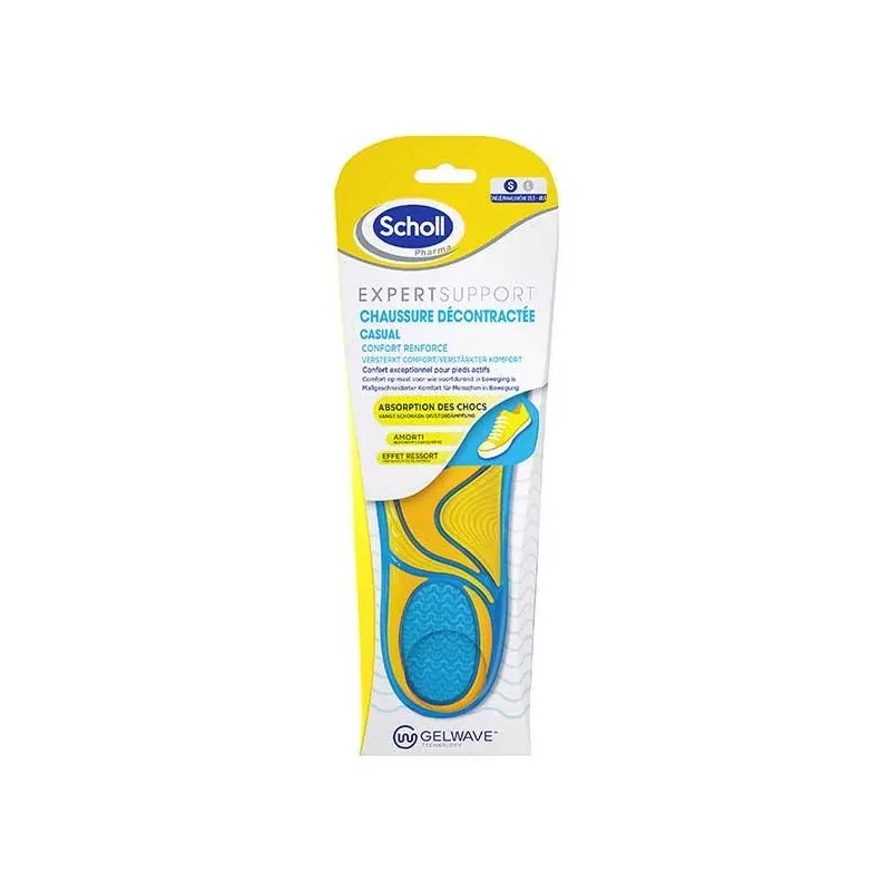 Scholl Expert Support Semelles Chaussure Décontractée Taille S - Univers Pharmacie