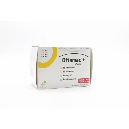 Oftamac Plus 60 capsules - Univers Pharmacie