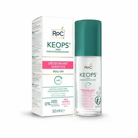 Keops Déodorant Sensitive 48H Roll-on 30ml - Univers Pharmacie