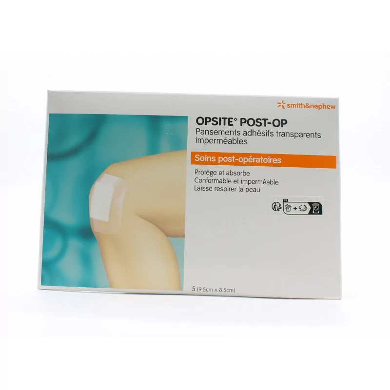 Opsite Post-Op Soins Post-Opératoires 9,5X8,5cm 5 Pièces - Univers Pharmacie