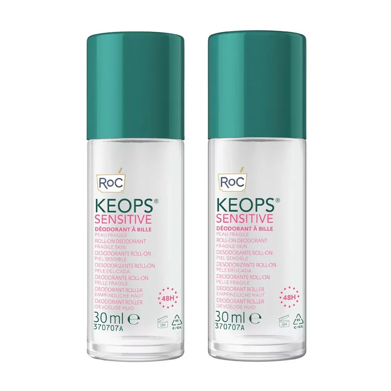 ROC Keops Déodorant Sensitive Roll-on 2X30ml