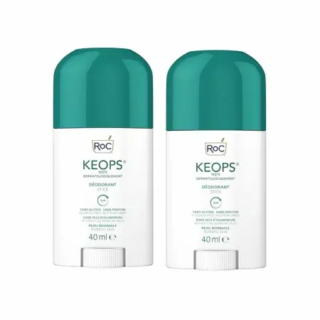 ROC Keops Déodorant Stick 2X40ml - Univers Pharmacie