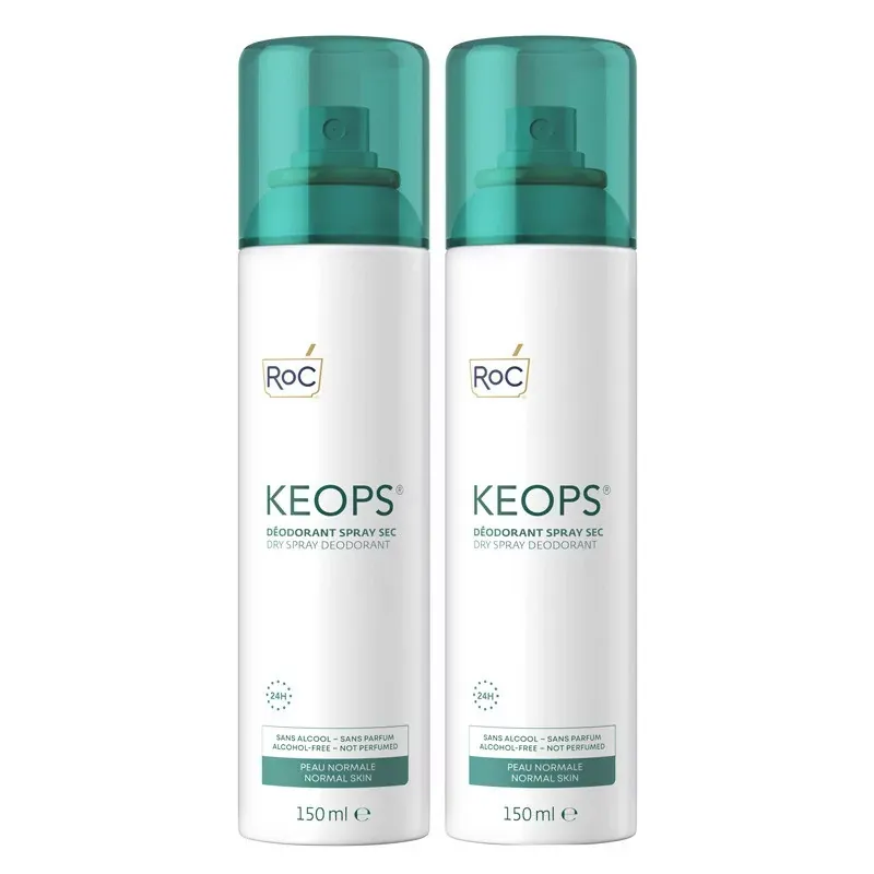 Roc Keops Déodorant Sec 2X150ml - Univers Pharmacie