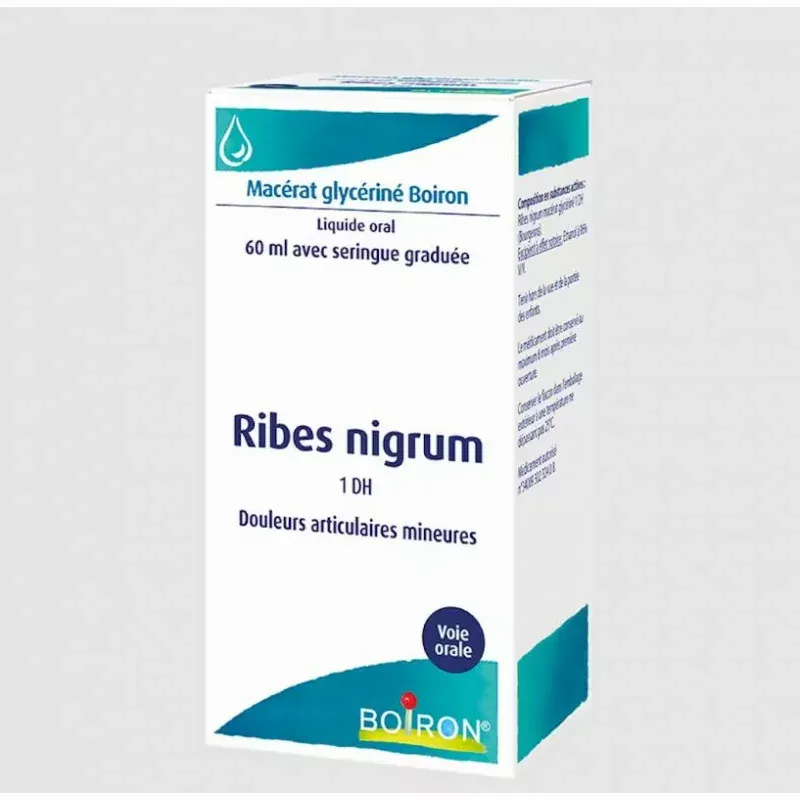 Boiron Ribes Nigrum 1DH Macérat Glycériné 60ml - Univers Pharmacie