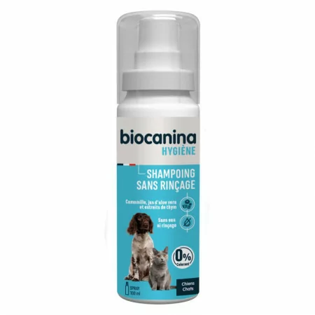 Biocanina Shampoing sans Rinçage 100ml - Univers Pharmacie