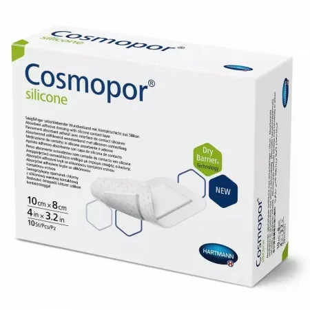 Cosmopor Silicone Pansement Absorbant Adhésif 10X8cm...