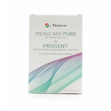 Menicon Starter Set Menicare Pure + Progent - Univers Pharmacie