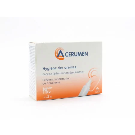 A-cerumen Hygiène des oreilles 10x2ml - Univers Pharmacie