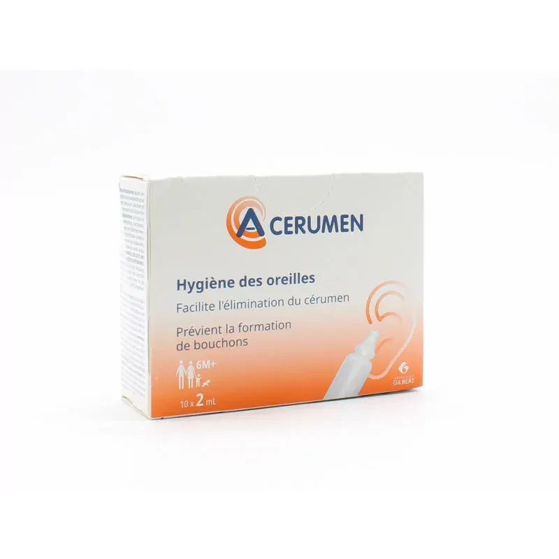 A-cerumen Hygiène des oreilles 10x2ml - Univers Pharmacie