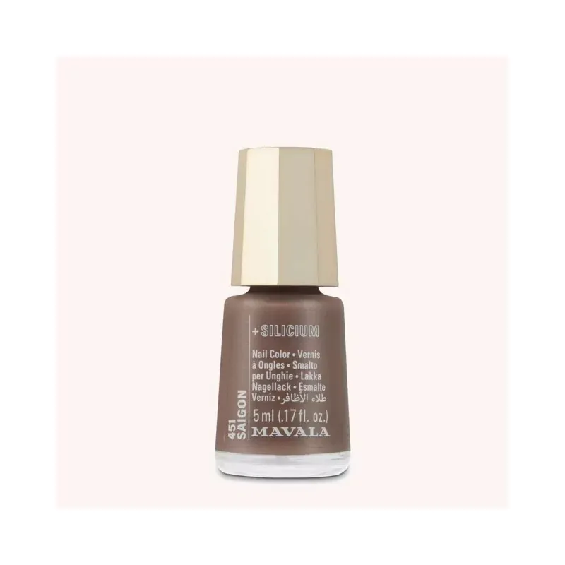 Mavala Vernis à Ongles +Silicium 451 Saigon 5ml - Univers Pharmacie