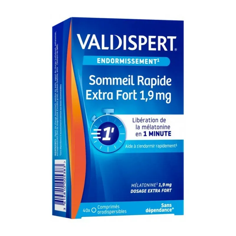 Valdispert Mélatonine 1,9mg 40 comprimés - Univers Pharmacie