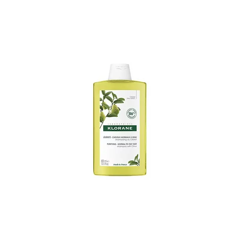 Klorane Shampooing Légèreté Cédrat 400ml - Univers Pharmacie