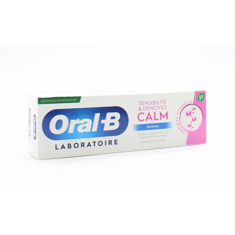 Oral-B Dentifrice Calm Sensibilité & Gencives 75ml - Univers Pharmacie