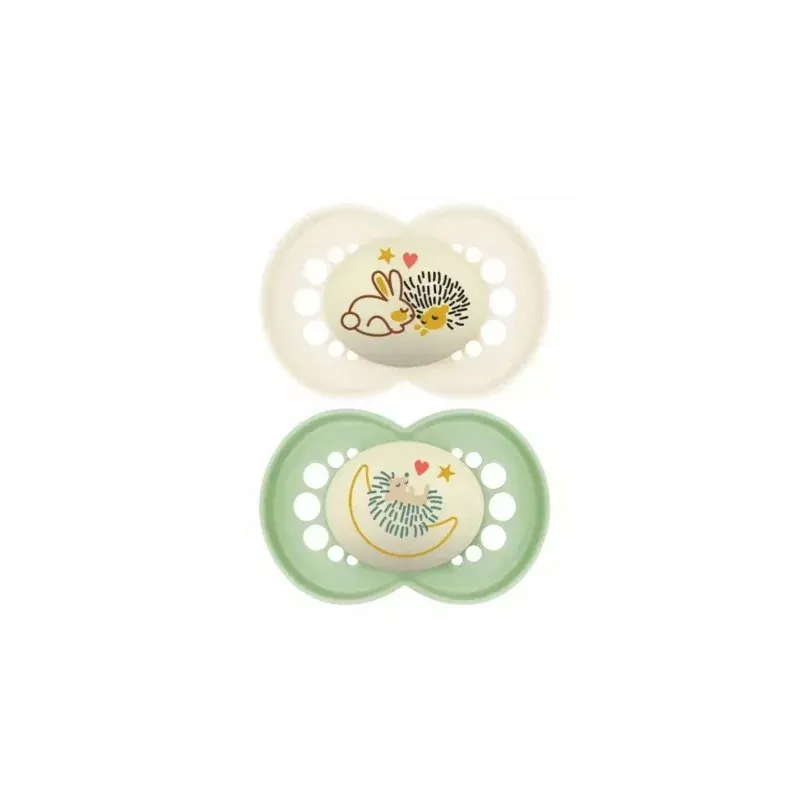 Mam Original Nuit Sucette 18+ mois Animaux X2 - Univers Pharmacie