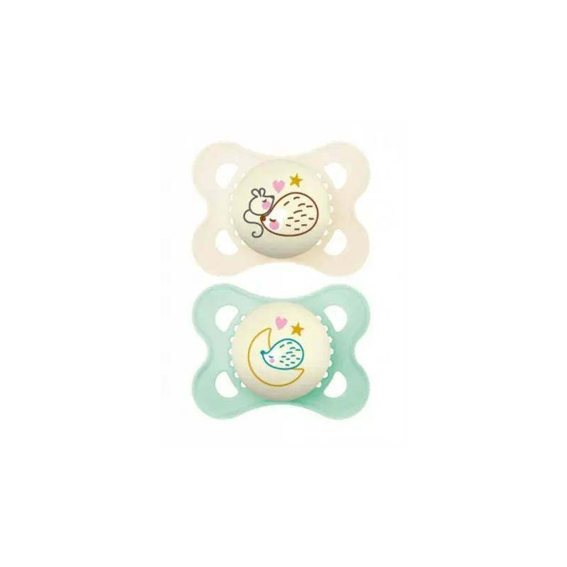 Mam Original Nuit Sucette 2-6 mois Animaux X2 - Univers Pharmacie