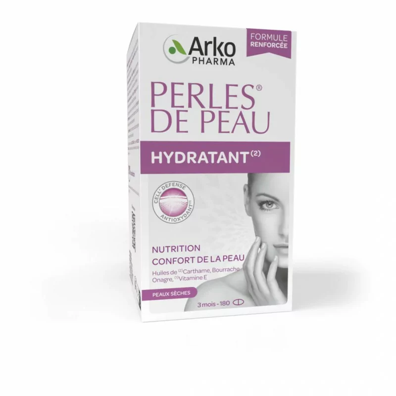 Arkopharma Perles de Peau Hydratant 180 capsules - Univers Pharmacie