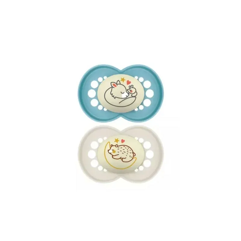 Mam Original Nuit Sucette 6+ mois Animaux X2 - Univers Pharmacie