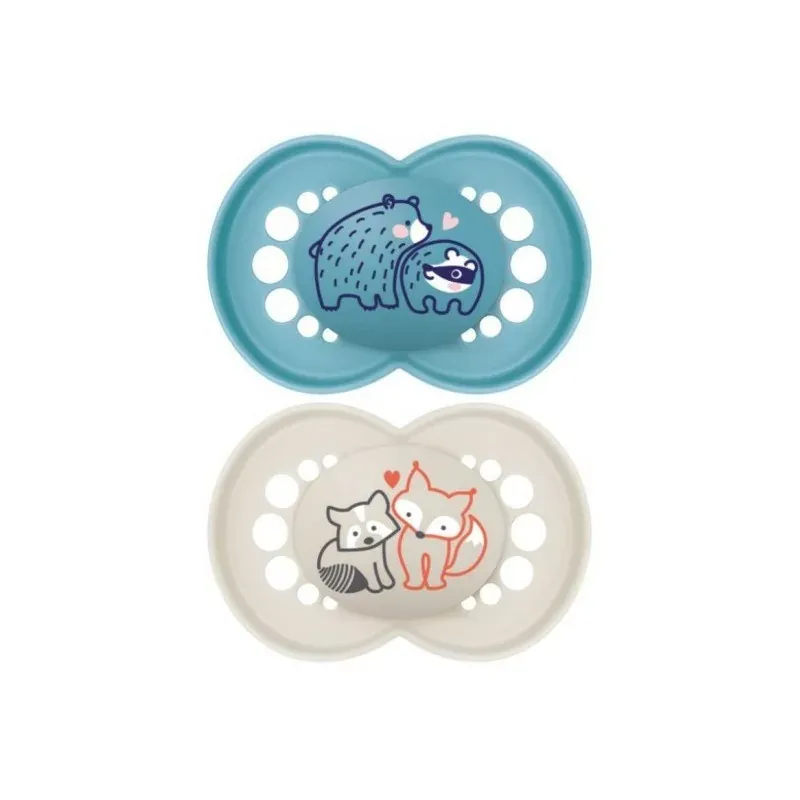 Mam Original Sucette 18+ mois Animaux Mat X2 - Univers Pharmacie