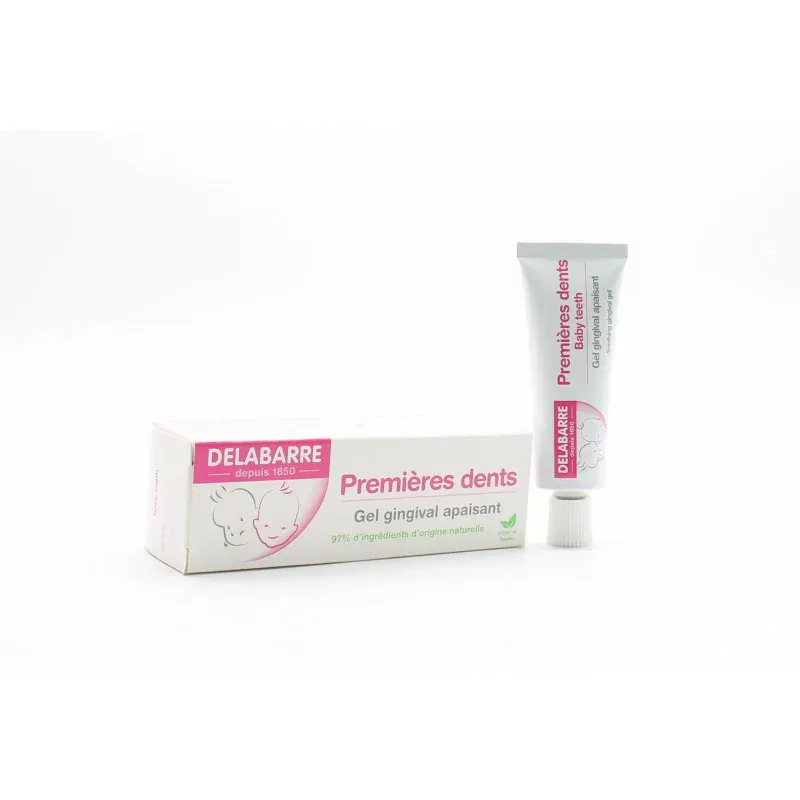 Delabarre Premières Dents Gel Gingival Apaisant 20g - Univers Pharmacie Delabarre Premières Dents Gel Gingival Apaisant 20g - Univers Pharmacie